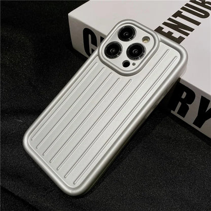 For iPhone 14 Pro Case Shockproof 3D Striped Pattern Design IMD TPU Phone Cover