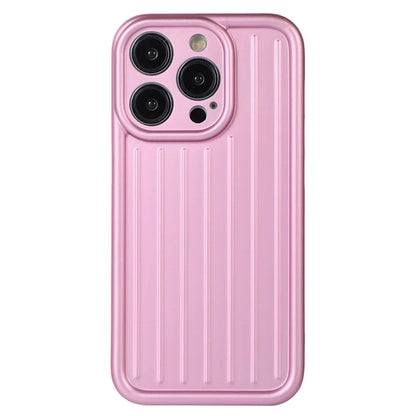 For iPhone 14 Pro Case Shockproof 3D Striped Pattern Design IMD TPU Phone Cover