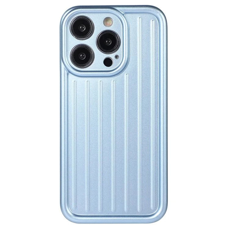 For iPhone 14 Pro Case Shockproof 3D Striped Pattern Design IMD TPU Phone Cover
