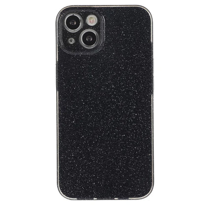 For iPhone 14 Plus Case Glittery Powder Jelly TPU Anti-drop Phone Back Cover