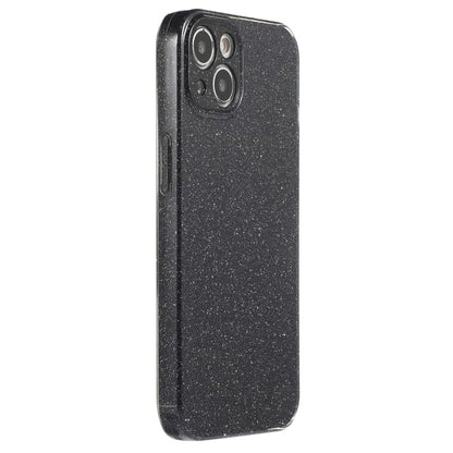 For iPhone 15 Plus Case Soft TPU Glittery Powder Anti-scratch Cellphone Cover