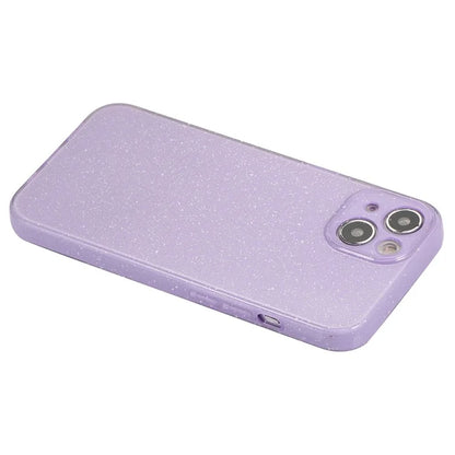 For iPhone 15 Plus Case Soft TPU Glittery Powder Anti-scratch Cellphone Cover