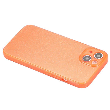 For iPhone 15 Plus Case Soft TPU Glittery Powder Anti-scratch Cellphone Cover