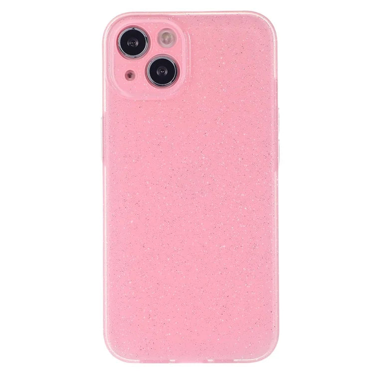 For iPhone 14 Case Glitter Powder Soft TPU Shockproof Jelly Phone Cover