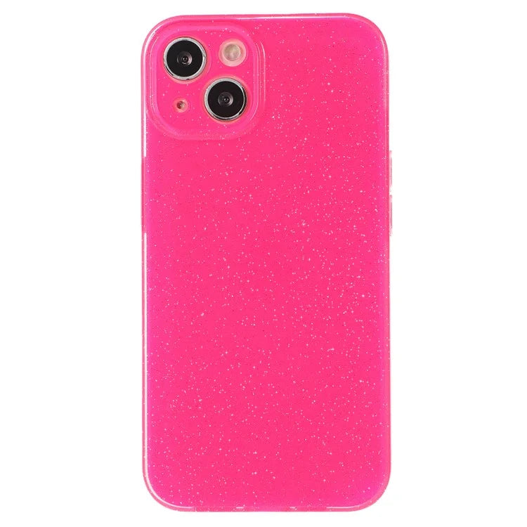 For iPhone 14 Case Glitter Powder Soft TPU Shockproof Jelly Phone Cover