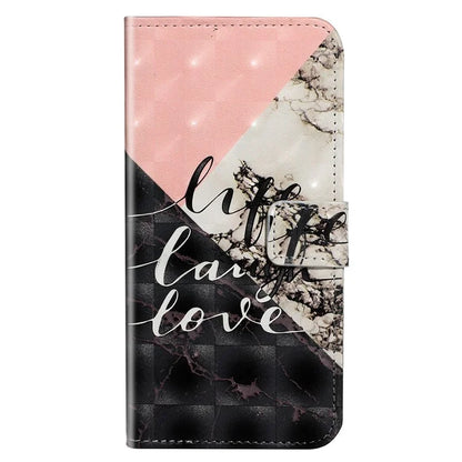 For iPhone 15 Plus Leather Case Pattern Printing Stand Wallet Phone Cover
