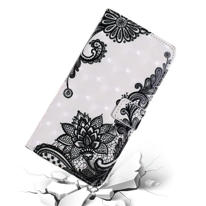 For iPhone 15 Plus Leather Case Pattern Printing Stand Wallet Phone Cover