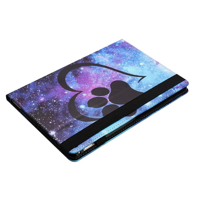 For Samsung Galaxy Tab A9 PU Leather Case Pattern Printing Tablet Cover with Card Holder