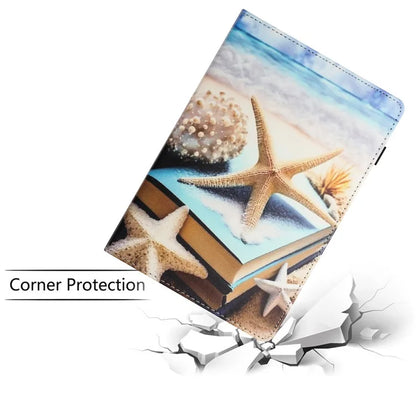 For Samsung Galaxy Tab A9 PU Leather Case Pattern Printing Tablet Cover with Card Holder