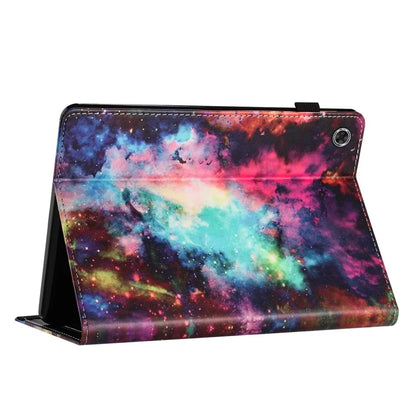 For Samsung Galaxy Tab A9 PU Leather Case Pattern Printing Tablet Cover with Card Holder