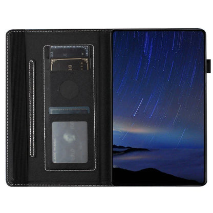For Samsung Galaxy Tab A9 PU Leather Case Pattern Printing Tablet Cover with Card Holder