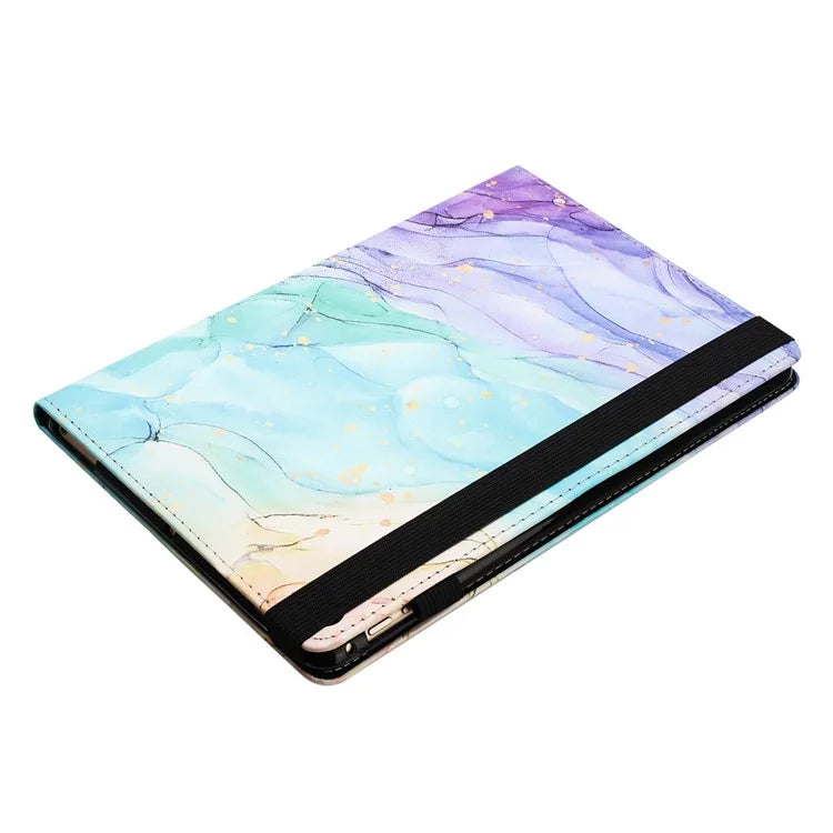 For Samsung Galaxy Tab A9 PU Leather Case Pattern Printing Tablet Cover with Card Holder