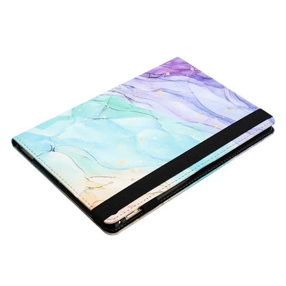 For Samsung Galaxy Tab A9 PU Leather Case Pattern Printing Tablet Cover with Card Holder