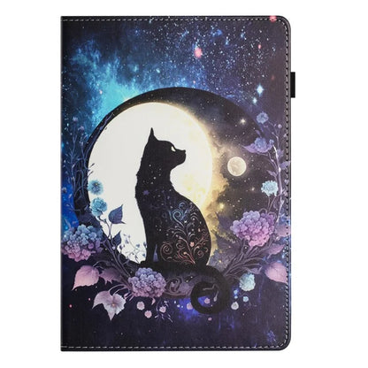 For Samsung Galaxy Tab A9 PU Leather Case Pattern Printing Tablet Cover with Card Holder
