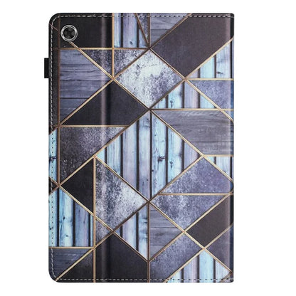 For Samsung Galaxy Tab A9 PU Leather Case Pattern Printing Tablet Cover with Card Holder