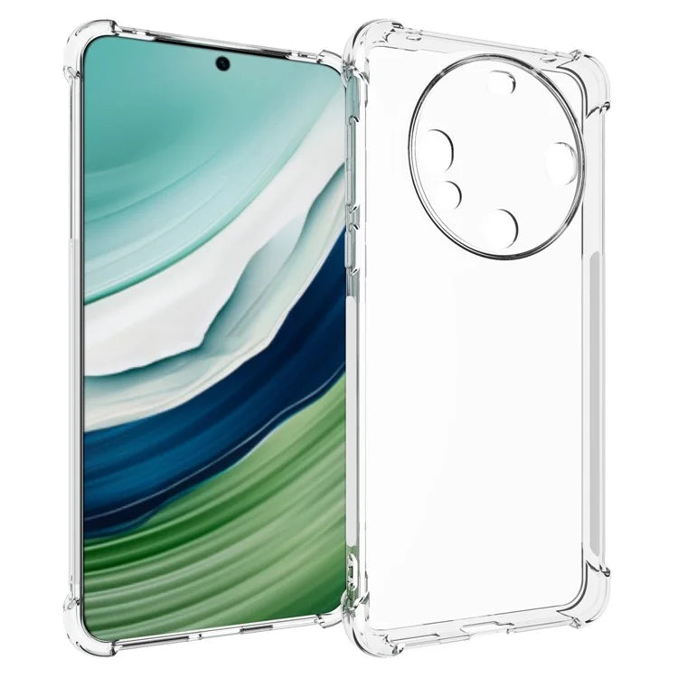 For Huawei Mate 60 Clear Case Anti-slip Drop-proof TPU Phone Cover