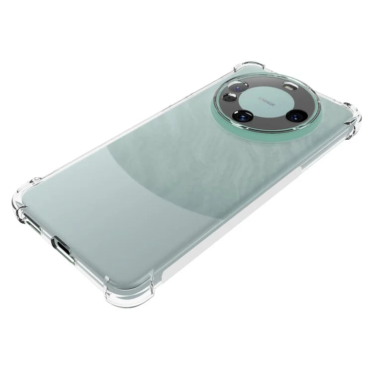 For Huawei Mate 60 Clear Case Anti-slip Drop-proof TPU Phone Cover