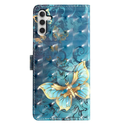 For Samsung Galaxy A13 5G Case PU Leather 3D Pattern Printing Stand Cover with Strap