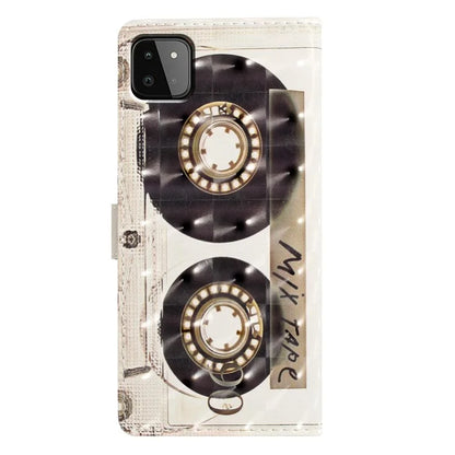 For Samsung Galaxy A22 5G (EU Version) Case Wallet PU Leather 3D Pattern Phone Cover