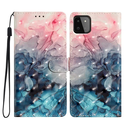 For Samsung Galaxy A22 5G (EU Version) Case Wallet PU Leather 3D Pattern Phone Cover