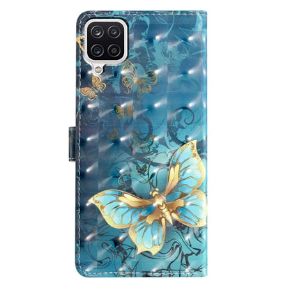 For Samsung Galaxy A22 4G (EU Version) Case Printed 3D Pattern PU Leather Wallet Phone Cover