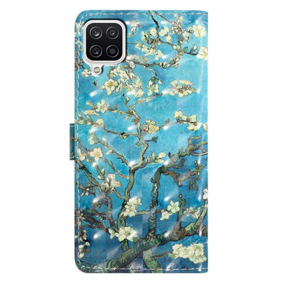For Samsung Galaxy A22 4G (EU Version) Case Printed 3D Pattern PU Leather Wallet Phone Cover
