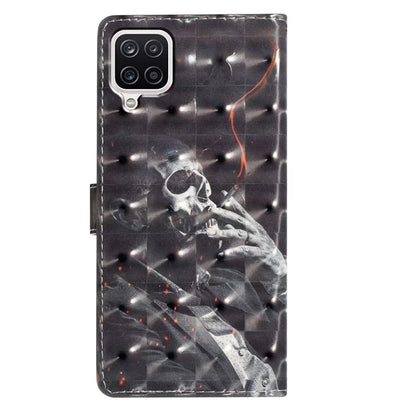 For Samsung Galaxy A22 4G (EU Version) Case Printed 3D Pattern PU Leather Wallet Phone Cover