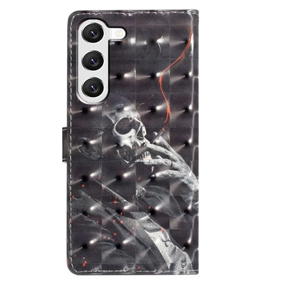 For Samsung Galaxy S23 Case 3D Pattern Flip Folio PU Leather Wallet Phone Cover