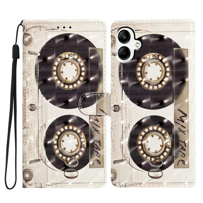 For Samsung Galaxy A05 4G Case PU Leather Magnetic Closure 3D Creative Pattern Phone Cover