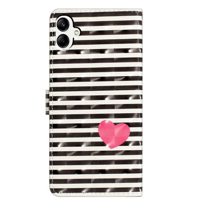 For Samsung Galaxy A05 4G Case PU Leather Magnetic Closure 3D Creative Pattern Phone Cover