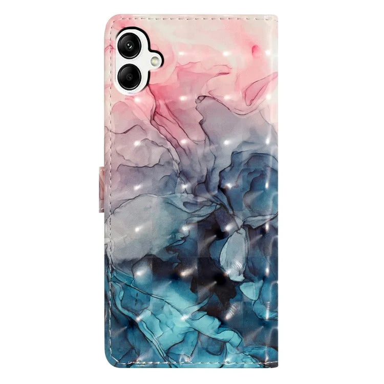 For Samsung Galaxy A05 4G Case PU Leather Magnetic Closure 3D Creative Pattern Phone Cover