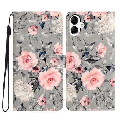 For Samsung Galaxy A05 4G Case PU Leather Magnetic Closure 3D Creative Pattern Phone Cover