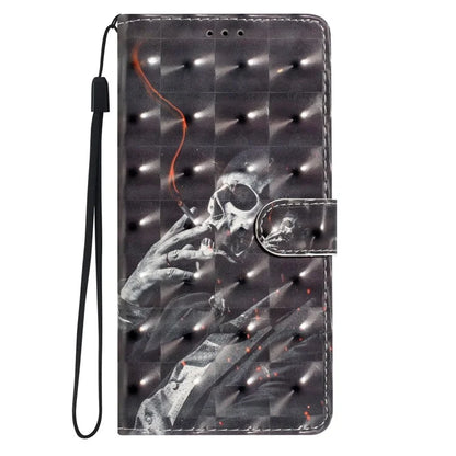 For Samsung Galaxy A05 4G Case PU Leather Magnetic Closure 3D Creative Pattern Phone Cover