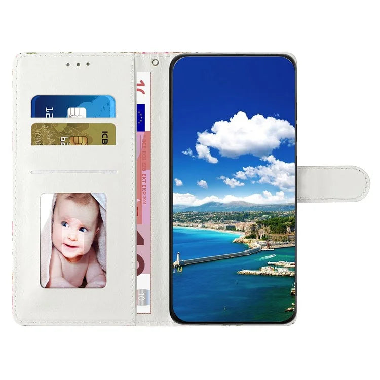 For Samsung Galaxy A73 5G Case 3D Pattern Printing PU Leather Magnetic Flip Phone Cover