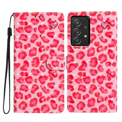 For Samsung Galaxy A53 5G Case Stand Feature PU Leather 3D Pattern Printing Phone Cover