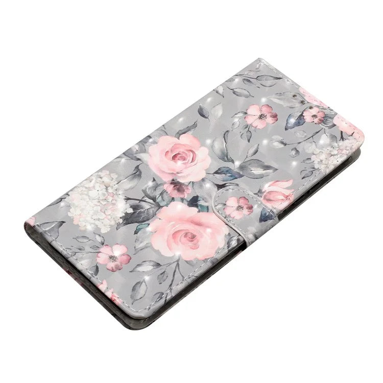 For Samsung Galaxy A15 5G Case Wallet PU Leather 3D Pattern Printed Phone Cover