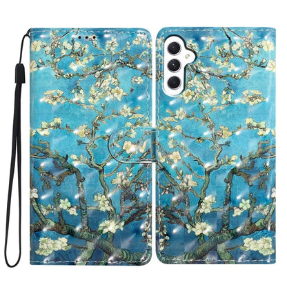 For Samsung Galaxy A05s 4G Case 3D Pattern Folding Stand PU Leather Phone Cover