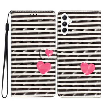 For Samsung Galaxy A05s 4G Case 3D Pattern Folding Stand PU Leather Phone Cover