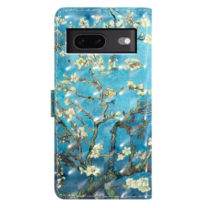 For Google Pixel 7 5G Case 3D Pattern PU Leather Wallet Phone Cover