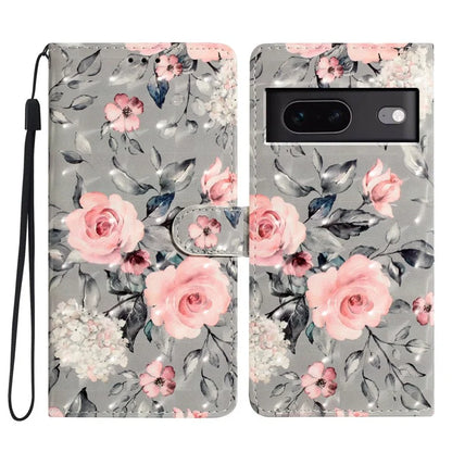 For Google Pixel 7 5G Case 3D Pattern PU Leather Wallet Phone Cover