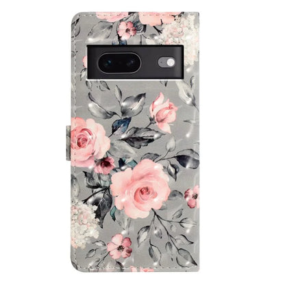 For Google Pixel 7 5G Case 3D Pattern PU Leather Wallet Phone Cover