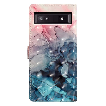 For Google Pixel 7a Case 3D Pattern Design PU Leather Flip Phone Cover