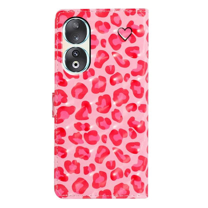 For Honor 90 Case Shockproof Flip Wallet PU Leather 3D Pattern Phone Cover