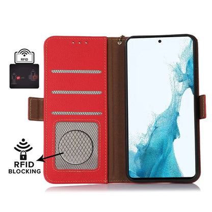 TJ For Samsung Galaxy A05s 4G Case Wallet RFID Blocking Stand Phone Cover
