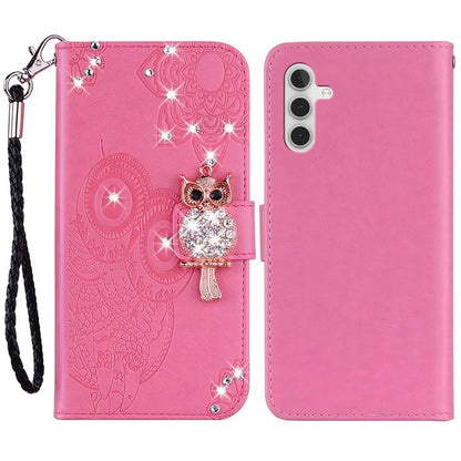 For Samsung Galaxy A05s 4G Case Rhinestone Decor Leather Phone Wallet Cover with Stand