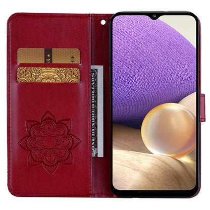For Samsung Galaxy A05s 4G Case Rhinestone Decor Leather Phone Wallet Cover with Stand