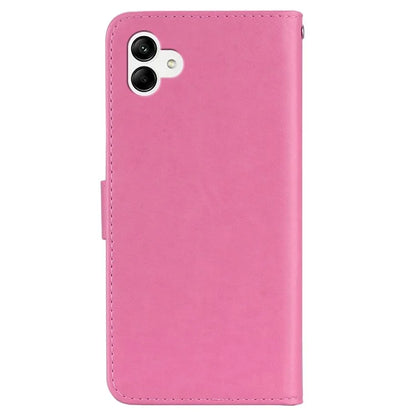 For Samsung Galaxy A05 4G Case Owl Imprinted PU Leather Anti-drop Phone Wallet Cover