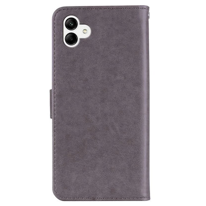 For Samsung Galaxy A05 4G Case Owl Imprinted PU Leather Anti-drop Phone Wallet Cover