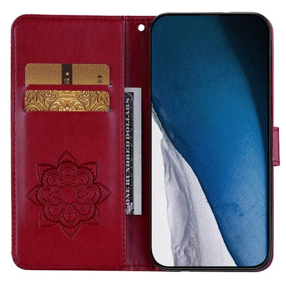 For Samsung Galaxy A05 4G Case Owl Imprinted PU Leather Anti-drop Phone Wallet Cover