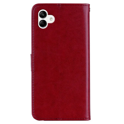 For Samsung Galaxy A05 4G Case Owl Imprinted PU Leather Anti-drop Phone Wallet Cover